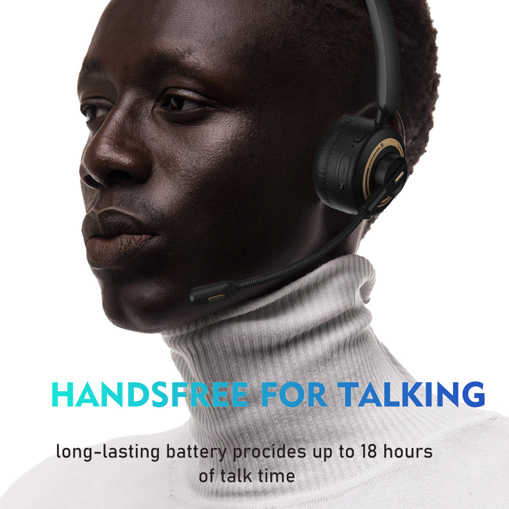 H1 Bluetooth 5.1 Wireless Headset Business Cordless Headphone Telephone Earphone with Mic LED Indicator Support Skype MSN VoIP H1 Bluetooth 5.1 Wireless Headset Business Cordless Headphone Telephone Earphone with Mic LED Indicator Support Skype MSN VoIP